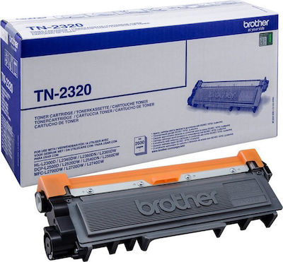 Brother TN-2320 Toner Laser Εκτυπωτή Μαύρο 2600 Σελίδων