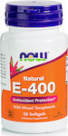 Now Foods E-400IU Mixed Tocopherols Unesterified 50 μαλακές κάψουλες