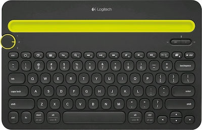 Logitech K480 Kabellos Bluetooth Nur Tastatur für Tablet Englisch US Black