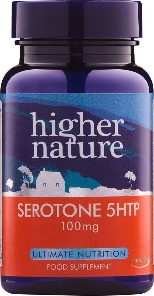 Higher Nature Serotone 5HTP 100mg 30 φυτικές κάψουλες Skroutz.gr