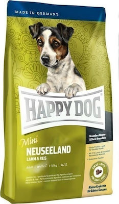 Happy Dog Mini Neuseeland 1kg Dry Food Gluten Free for Adult Dogs of Small Breeds with Lamb and Rice