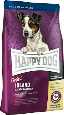 Happy Dog Mini Irland 4kg Dry Food Gluten Free for Adult Dogs of Small Breeds with Salmon