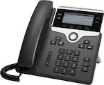 Cisco 7821 Verkabelt IP-Telefon mit 2 Linien in Schwarz