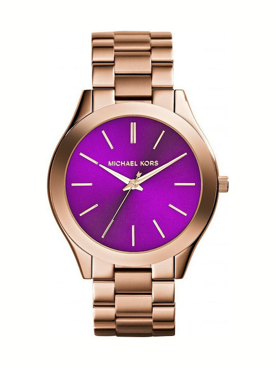 Michael Kors Runway Women's Watch with Pink Gol...