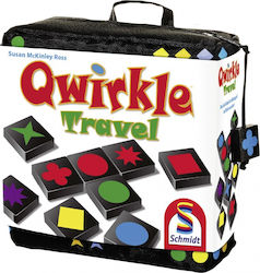 Schmidt Spiele Board Game Qwirkle Travel for 2-4 Players 6+ Years 49270 (EN)