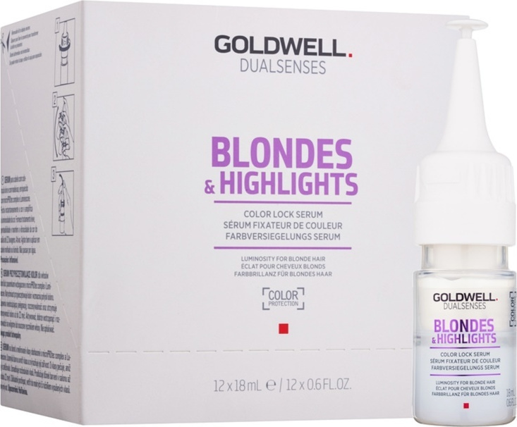 Goldwell Dual Senses Blondes Highlights Color Lock Serum (For Thick to
