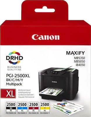 Canon PGI-2500XL Gelb / Cyan / Magenta / Schwarz (9254B004)