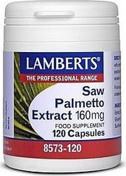 Lamberts Saw Palmetto Συμπλήρωμα για την Υγεία του Προστάτη 160mg 120 κάψουλες