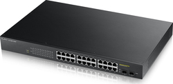 Zyxel GS1900-24HP Managed L2 PoE Switch with 24 Gigabit (1Gbps) Ethernet Ports and 2 SFP Ports