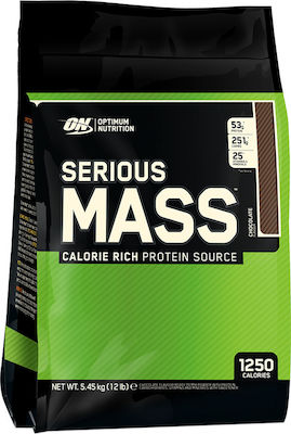Optimum Nutrition Serious Mass με Γεύση Σοκολάτα 5.455kg