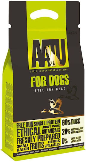 AATU Free Run 1.5kg Ξηρά Τροφή χωρίς Σιτηρά & Γλουτένη για Ενήλικους Σκύλους με Πάπια