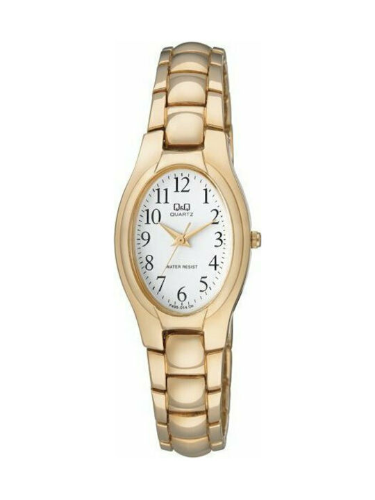 Q&Q Watch with Pink Gold Metal Bracelet F495J004Y