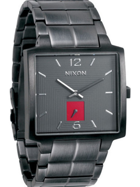 Nixon Ceas Barbati 44mm Baterie cu Brățară din Metal Neagră