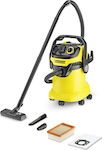 Karcher WD 5 P Wet-Dry Vacuum for Dry Dust & Debris 1100W with Waste Container 25lt