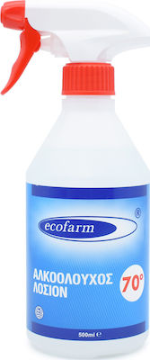 Ecofarm Ήπια Λοσιόν Οινοπνεύματος σε Spray 70° 500ml