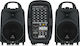 Behringer PPA500BT Set with Powered PA Speakers 500W with Woofer 8" 52x30.4x67.2cm.