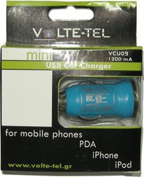 Volte-Tel USB mini VCU09 1200mA Blue