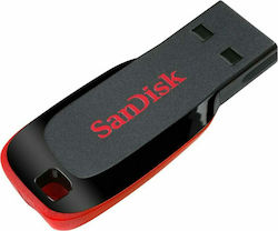 Sandisk Cruzer Blade 128GB USB 2.0 Stick Black