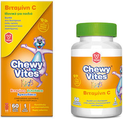 Vican Chewy Vites Vitamin C Βιταμίνη για Ενέργεια & Ανοσοποιητικό 80mg 60 ζελεδάκια
