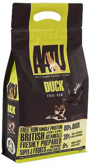 AATU Free Run Duck 10kg Ξηρά Τροφή χωρίς Σιτηρά & Γλουτένη για Ενήλικους Σκύλους με Πάπια
