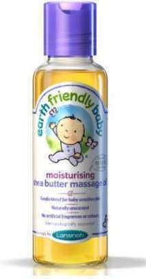 Earth Friendly Baby Moisturising Shea Butter Massage Oil για Ενυδάτωση 125ml