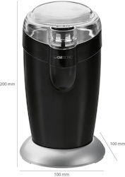 Clatronic KSW 3306 Elektrischer Kaffeemühle 120W mit einer Kapazität von 40gr Schwarz Clatronic KSW 3306 Elektrischer Kaffeemühle 120W mit einer Kapazität von 40gr Schwarz