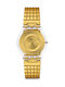 Swatch Uhr mit Gold Metallarmband