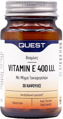 Quest Vitamin E Vitamin for Antioxidant 400iu 268mg 30 caps