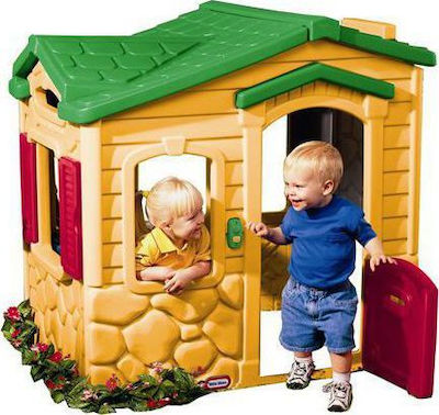 Little Tikes Kunststoff Kinder Spielhaus Garten Magic Orange 128x94x121cm