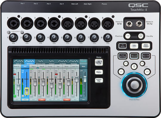 QSC 8 XLR Inputs