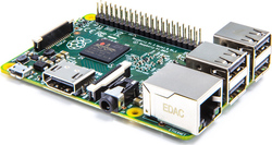 Raspberry Pi 2 Quad Core Barebone (Кортекс-A53 / 1 GB RAM)