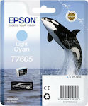 Epson T7605 Original InkJet Printer Ink Light Blue (C13T76054010)