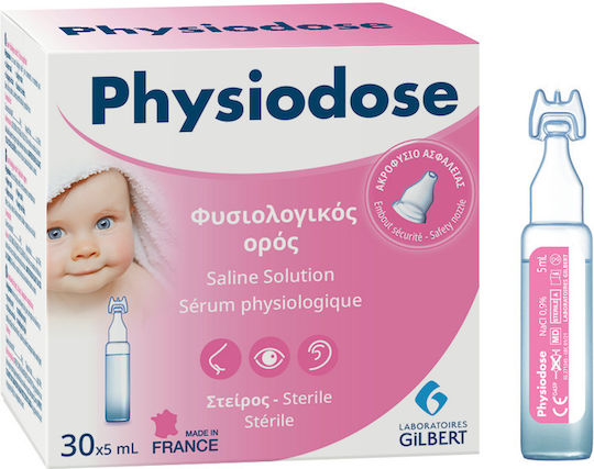 Physiodose Physiological Saline Solution Ampullen mit Kochsalzlösung für Babys 150ml