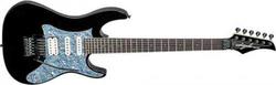 Suzuki SGM30 Electric Guitar with HSS Pickup Configuration Black