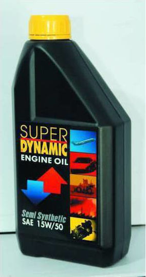 Super Dynamic Ημισυνθετικό Λάδι Αυτοκινήτου 15W-50 1lt