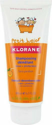 Klorane Organic Hypoallergenic Kids' Shampoo Démêlant with Peach for Easy Combing in Cream Form 200ml