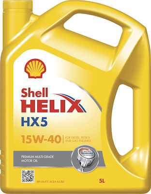 Shell Halbsynthetisch Autoöl Helix HX5 15W-40 5Es