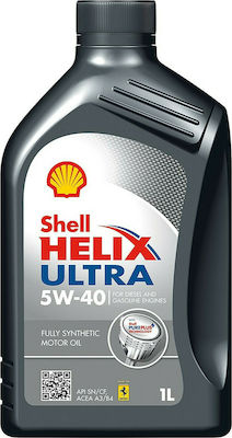 Shell Συνθετικό Λάδι Αυτοκινήτου Helix Ultra 5W-40 1lt