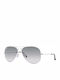 Ray Ban Aviator Sonnenbrillen mit Silber Rahmen und Gray Verlaufsfarbe Linse RB3025 003/32