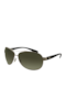 Ray Ban RB Men's Sunglasses with Silver Metal Frame and Green Lens RB3386 004/71