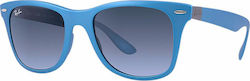 Ray Ban Wayfarer Literforce Γυαλιά Ηλίου Τιρκουάζ με Κοκκάλινο Σκελετό