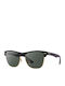 Ray Ban Clubmaster Oversized Унисекс Слънчеви Очила с Черна Пластмасова Рамка и Зелени Стъкла RB4175 877