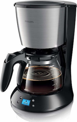 Philips Programmable Filter Coffee Machine 1000W Black