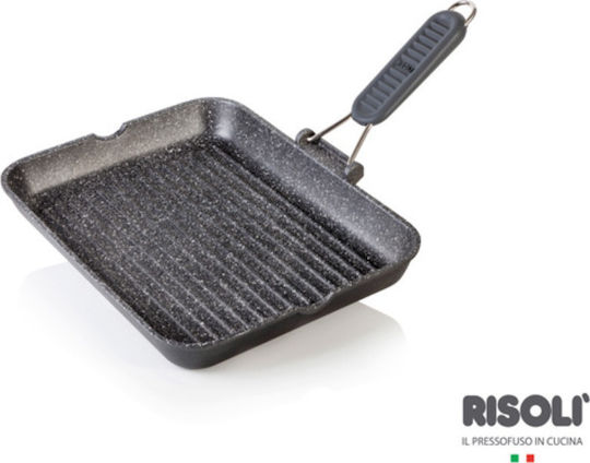Risoli Granito Grill made of Cast Aluminum with Stone Coating 36cm