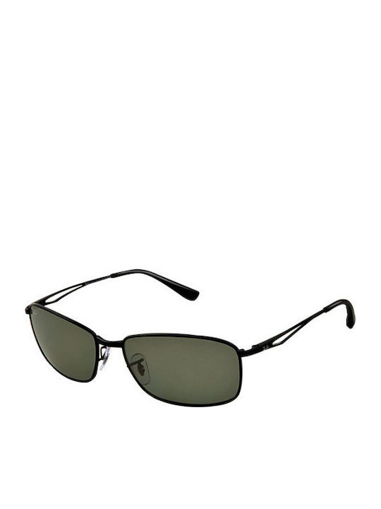 Ray Ban Ανδρικά Γυαλιά Ηλίου με Μαύρο Ταρταρούγα Μεταλλικό Σκελετό και Πράσινο Καθρέφτη Φακό RB3501 006/9A