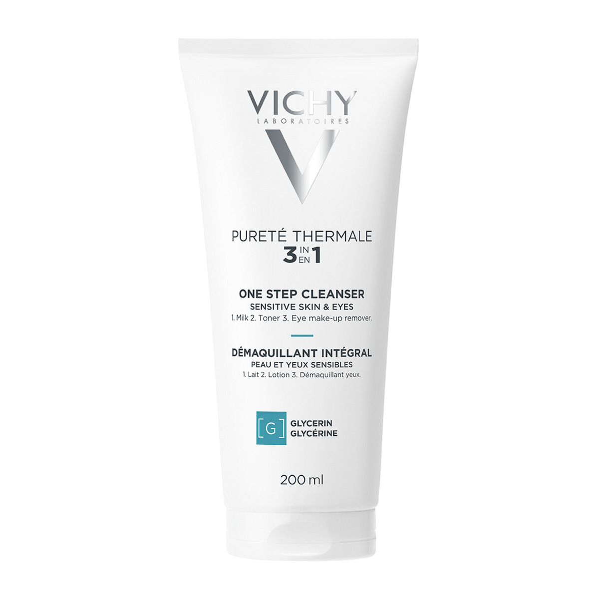 Vichy Purete Thermale 3 in 1 Γαλάκτωμα Αφαίρεσης Μακιγιάζ Προσώπου & Ματιών 200ml