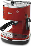 De'Longhi Espresso Icona Eco 311.R Mașină de cafea espresso 1100W Presiune 15bar Roșu