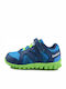REALFLEX Kinder Sportschuhe Laufen mit Bügel- und Schleifenverschluss Blau