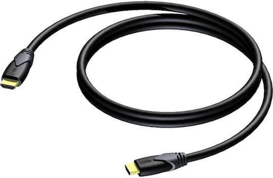 Procab HDMI 1.4 Hochgeschwindigkeits HDMI-Kabel 1080p 120Hz HDMI-Stecker - HDMI-Stecker 1,5m Schwarz