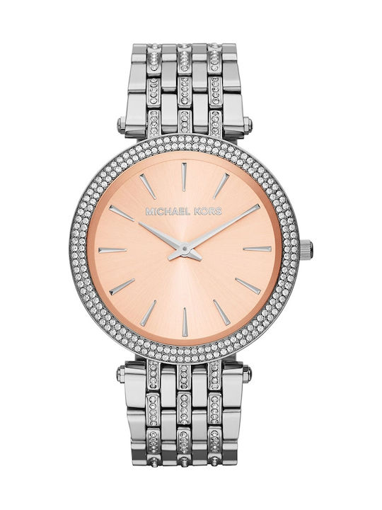 Michael Kors Darci Watch with Silver Metal Brac...